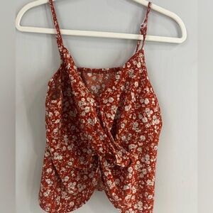 Shein Floral Crop Tank